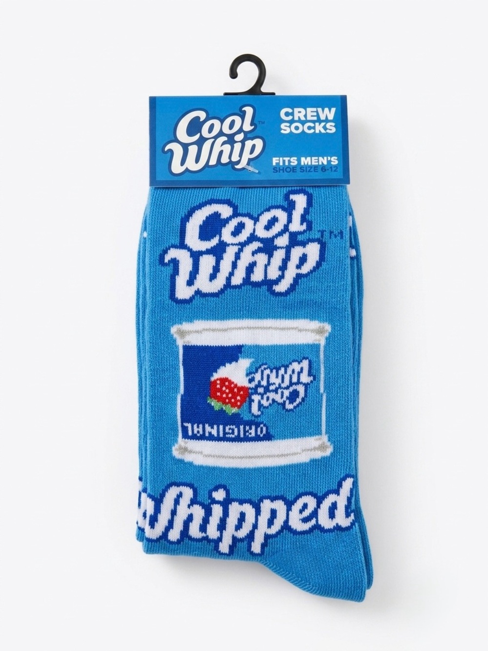 NWT Cool Whip Men’s Crew Socks (Fits Shoe Size 6-12) – New with Tags